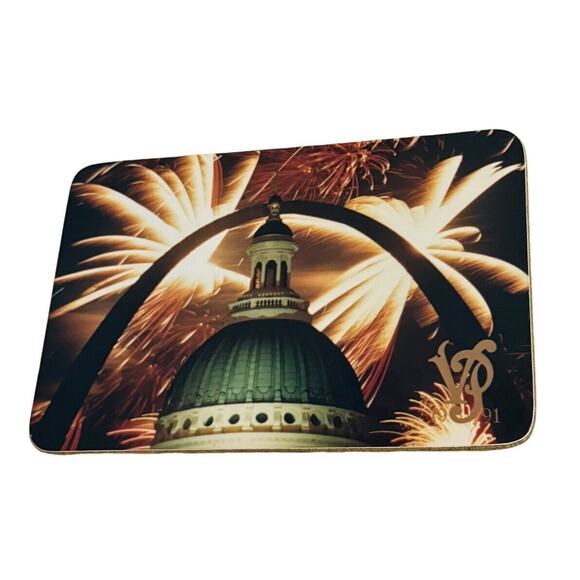 Veiled Prophet 1991 St. Louis Coasters (4) Cork VTG Missouri Secret Society READ - Picture 5 of 8